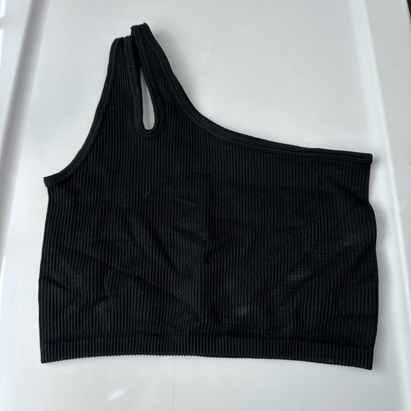Aerie Offline Seamless One Shoulder Longline Sports Bra - Picture 3 of 4